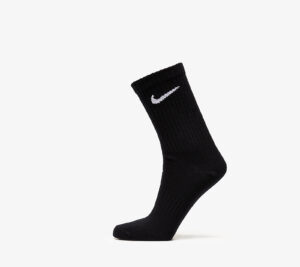 Nike Everyday Lightweight Crew 3-Pack Socks Black S-alacsony-ár