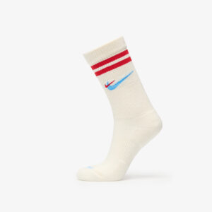 Nike Everyday Plus Force Cushioned Crew Socks Sail/ University Red/ University Blue S-alacsony-ár