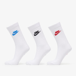 Nike NSW Everyday Essential Crew Socks 3-Pack White S-alacsony-ár