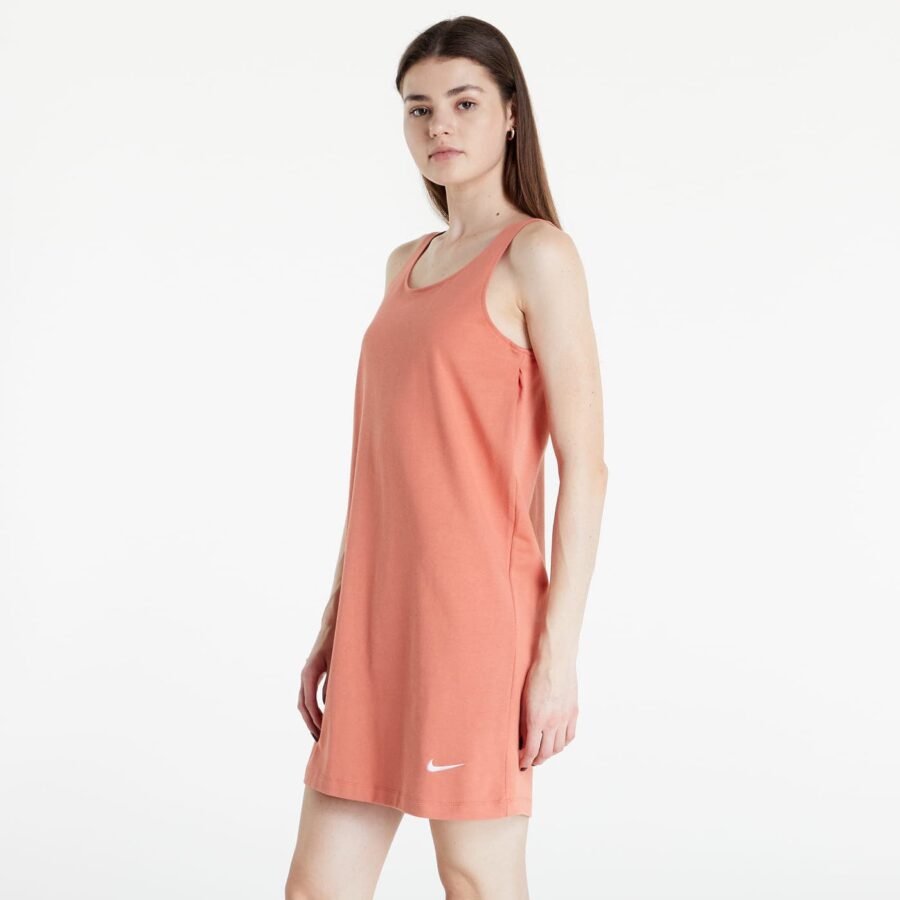 Nike NSW Jersey Tank Top Dress Madder Root/ White XS-alacsony-ár