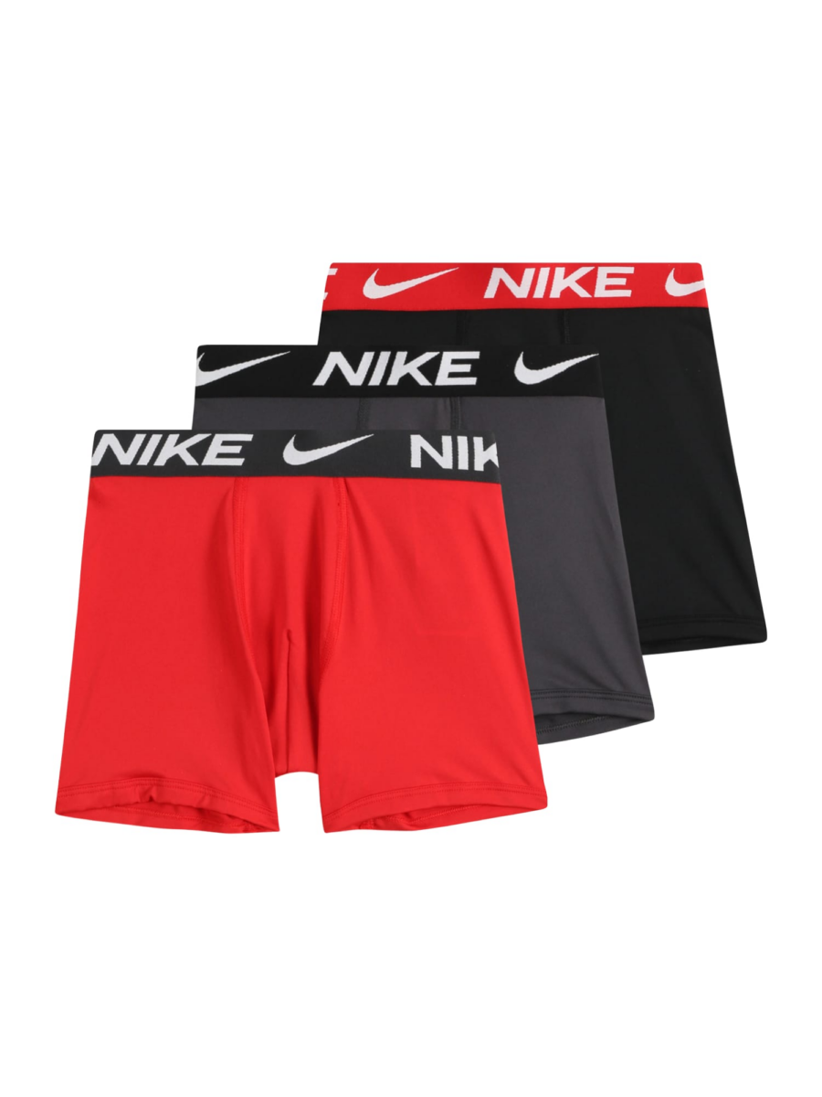 Nike Sportswear Alsónadrág 'ESSENTIAL'  sötétszürke / piros / fekete / fehér-Hungary