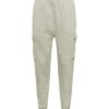 Nike Sportswear Cargo nadrágok 'CLUB FLEECE'  szürke melír / fehér