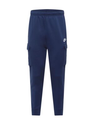 Nike Sportswear Cargo nadrágok 'Club'  sötétkék / fehér-hu