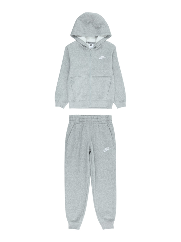 Nike Sportswear Jogging ruhák 'Club Fleece'  szürke melír / fehér-Ár