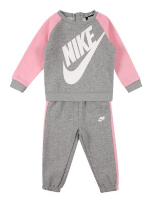 Nike Sportswear Jogging ruhák 'FUTURA'  szürke melír / rózsaszín / fehér-hu
