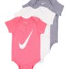 Nike Sportswear Kezeslábas  szürke / rózsaszín / fehér