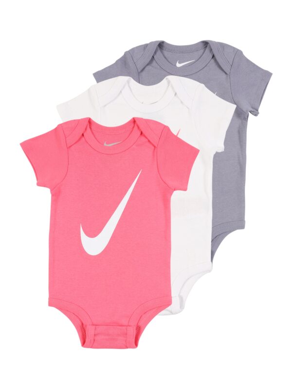 Nike Sportswear Kezeslábas  szürke / rózsaszín / fehér