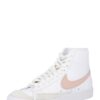 Nike Sportswear Magas szárú sportcipők 'BLAZER MID 77'  bézs / fáradt rózsaszín / fehér-hu