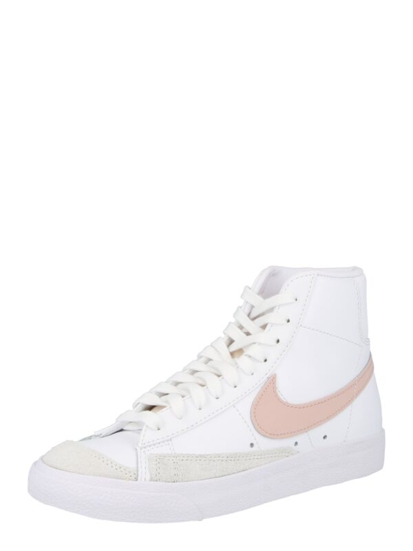 Nike Sportswear Magas szárú sportcipők 'BLAZER MID 77'  bézs / fáradt rózsaszín / fehér-hu