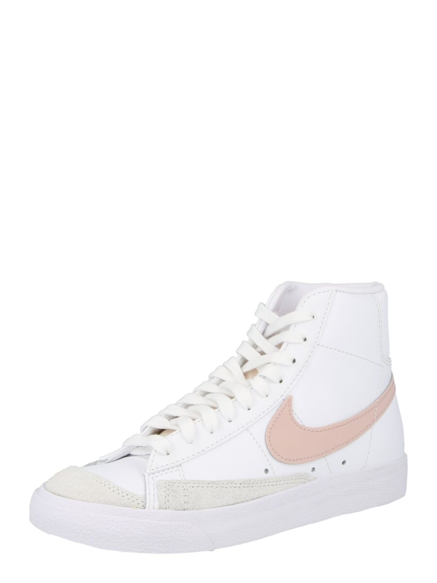 Nike Sportswear Magas szárú sportcipők 'BLAZER MID 77'  bézs / fáradt rózsaszín / fehér-hu