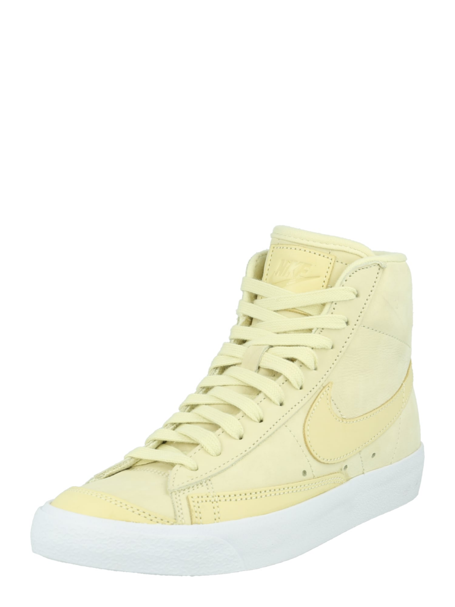 Nike Sportswear Magas szárú sportcipők 'BLAZER MID PRM MF'  világos sárga-Hungary