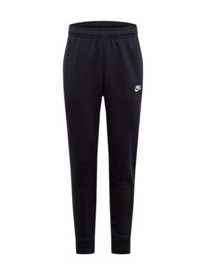 Nike Sportswear Nadrág 'Club Fleece'  fekete / fehér