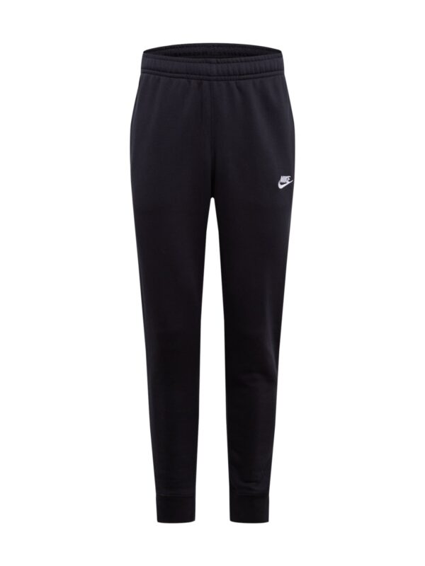 Nike Sportswear Nadrág 'Club Fleece'  fekete / fehér