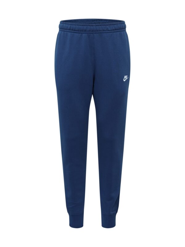 Nike Sportswear Nadrág 'Club Fleece'  tengerészkék / fehér