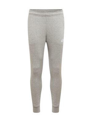 Nike Sportswear Nadrág 'Club Fleece'  világosszürke / fehér-hu