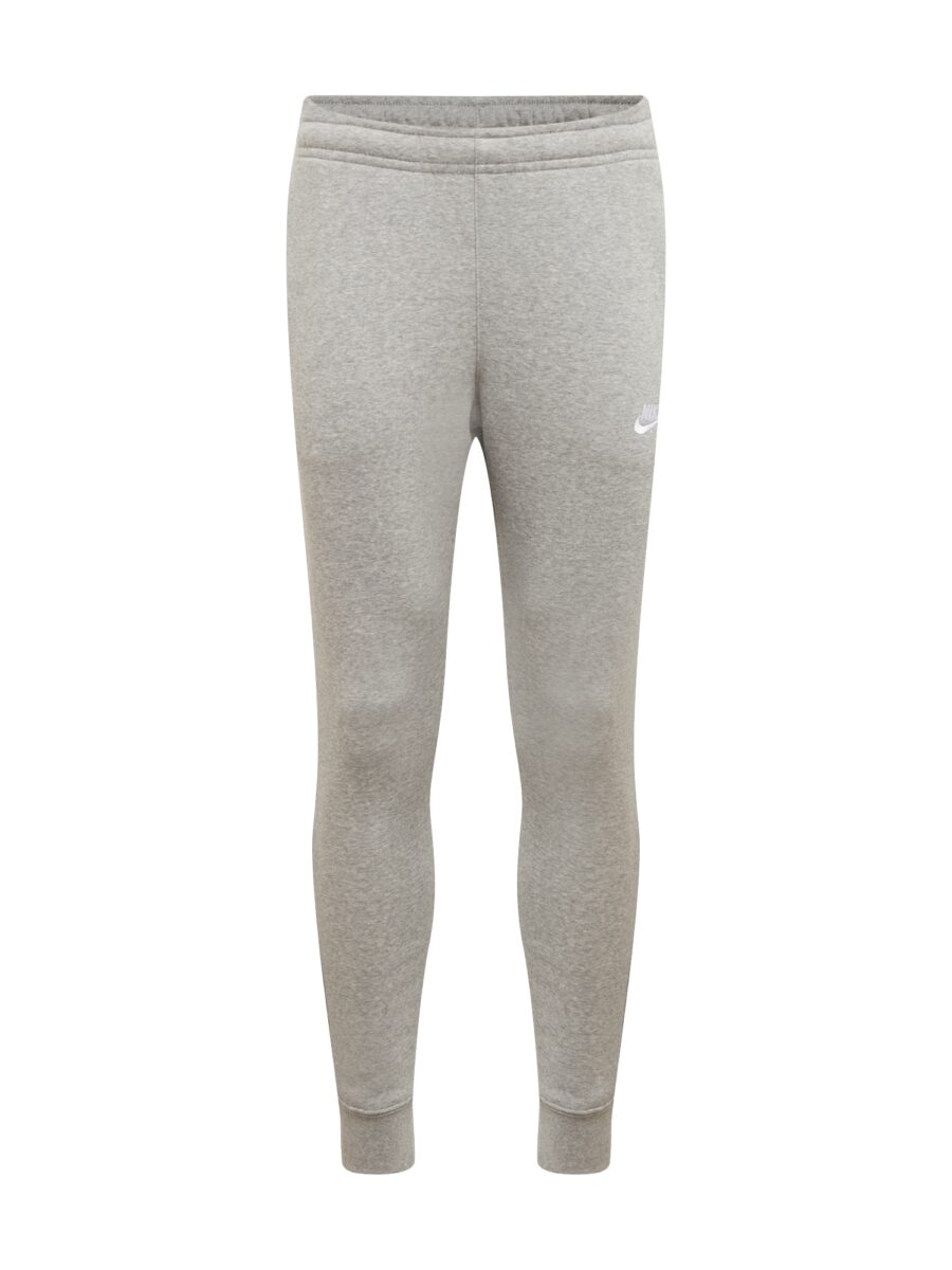 Nike Sportswear Nadrág 'Club Fleece'  világosszürke / fehér-hu