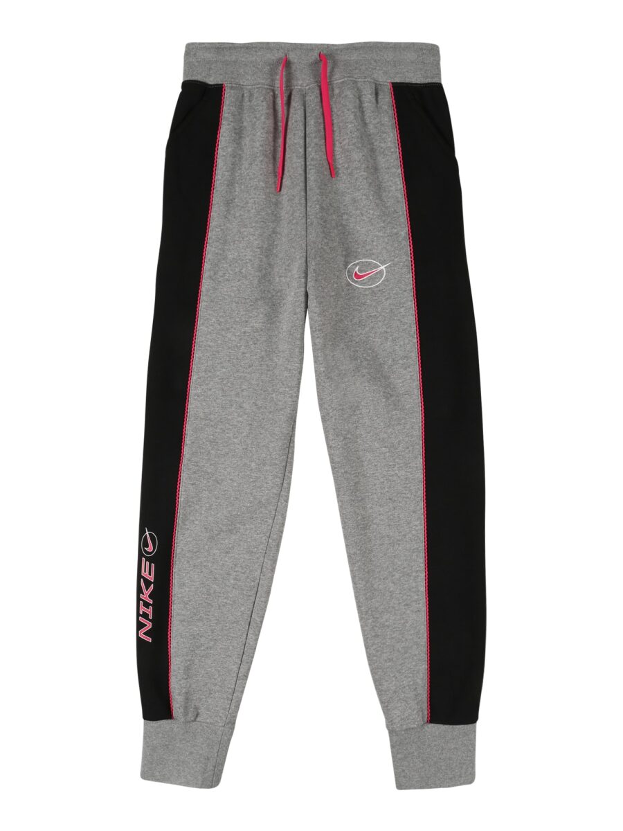 Nike Sportswear Nadrág  szürke melír / gránátalma / fekete / fehér-hu
