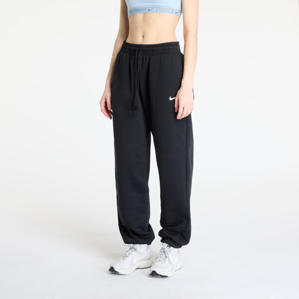 Nike Sportswear Phoenix Fleece Women's High-Waisted Oversized Sweatpants Black/ Sail S-alacsony-ár
