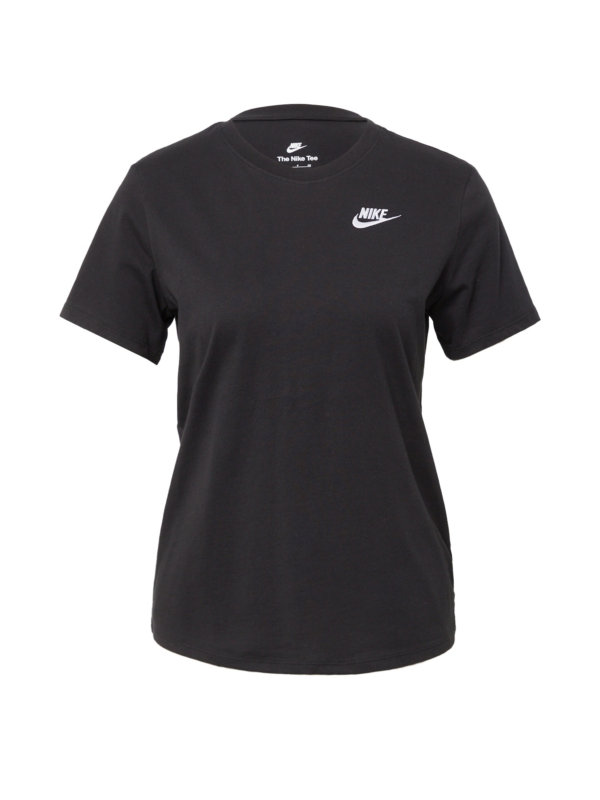 Nike Sportswear Póló 'Club Essential'  fekete / fehér-Hungary