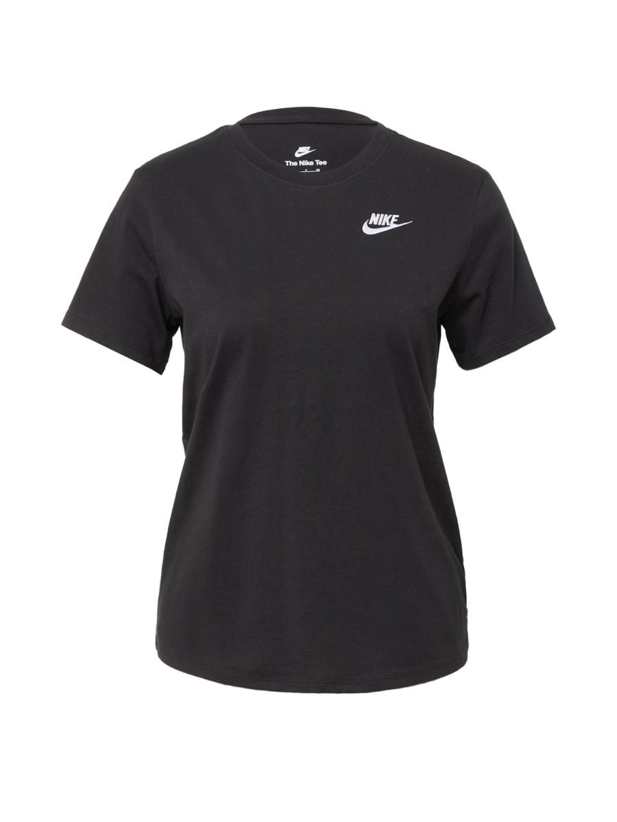 Nike Sportswear Póló 'Club Essential'  fekete / fehér-Hungary