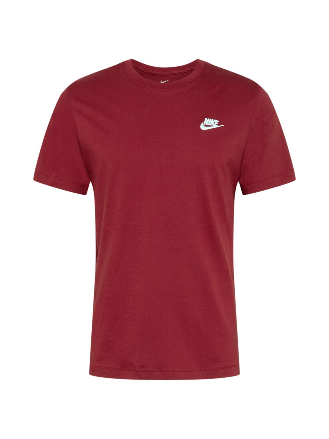 Nike Sportswear Póló 'Club'  borvörös / fehér