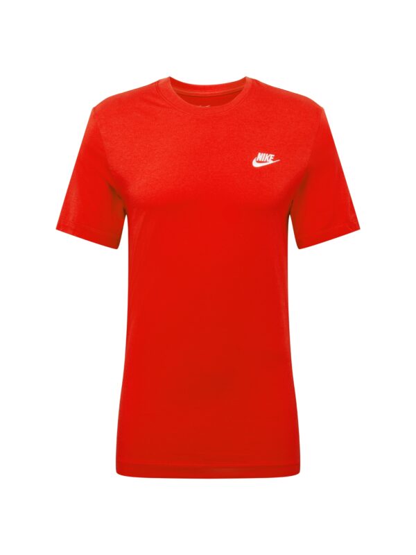 Nike Sportswear Póló 'Club'  piros / fehér