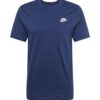 Nike Sportswear Póló 'Club'  tengerészkék / fehér