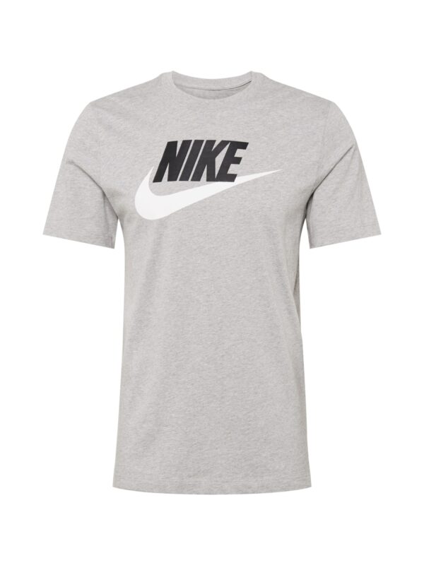 Nike Sportswear Póló 'Icon Futura'  szürke melír / fekete / fehér