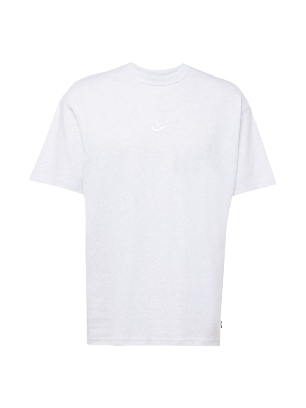 Nike Sportswear Póló 'Premium Essentials'  szürke melír / fehér-Ár