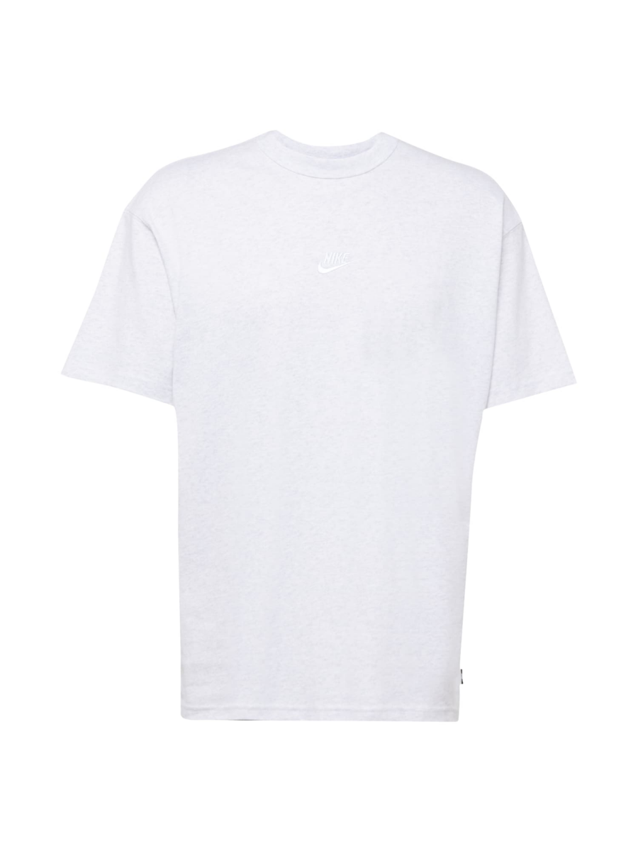 Nike Sportswear Póló 'Premium Essentials'  szürke melír / fehér-Ár
