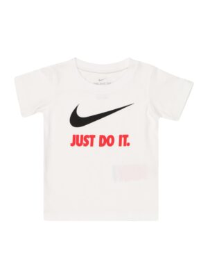 Nike Sportswear Póló 'SWOOSH'  piros / fekete / fehér-hu