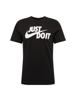Nike Sportswear Póló 'Swoosh'  fekete / fehér-hu