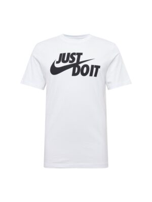 Nike Sportswear Póló 'Swoosh'  fekete / piszkosfehér