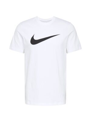 Nike Sportswear Póló 'Swoosh'  fekete / piszkosfehér-hu