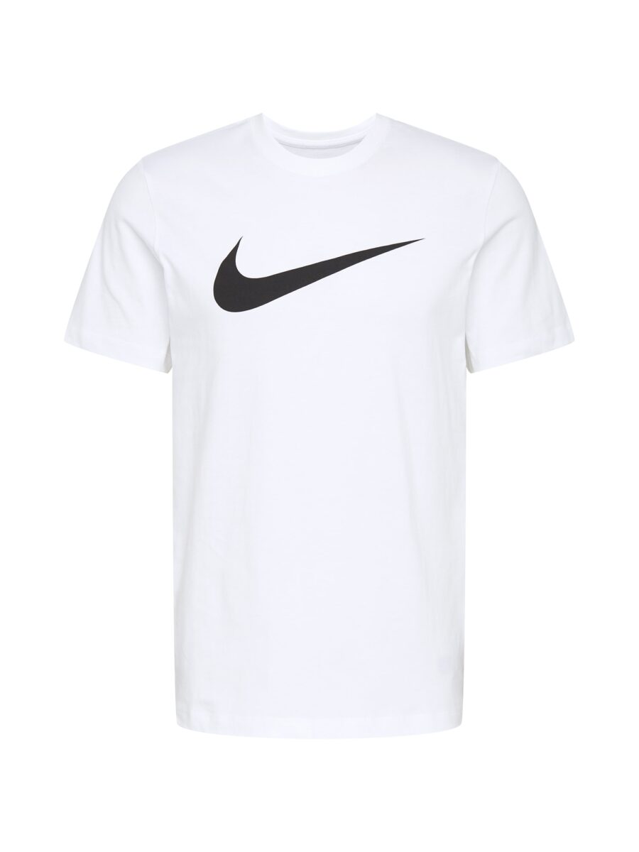 Nike Sportswear Póló 'Swoosh'  fekete / piszkosfehér-hu