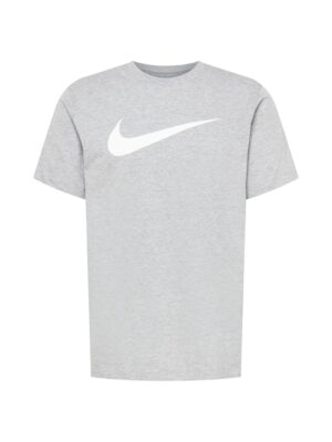 Nike Sportswear Póló 'Swoosh'  szürke melír / fehér-hu