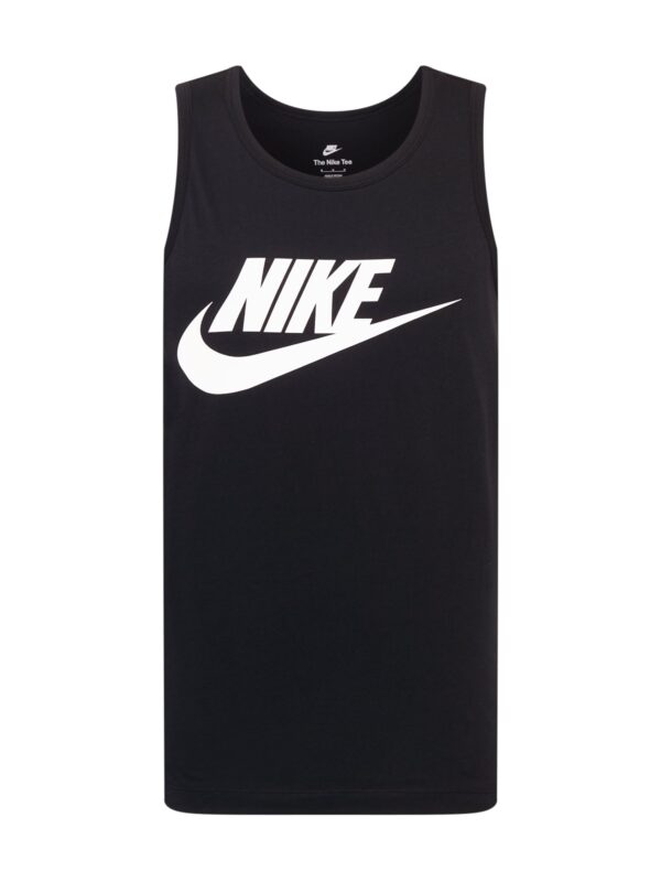 Nike Sportswear Póló  fekete / fehér-hu