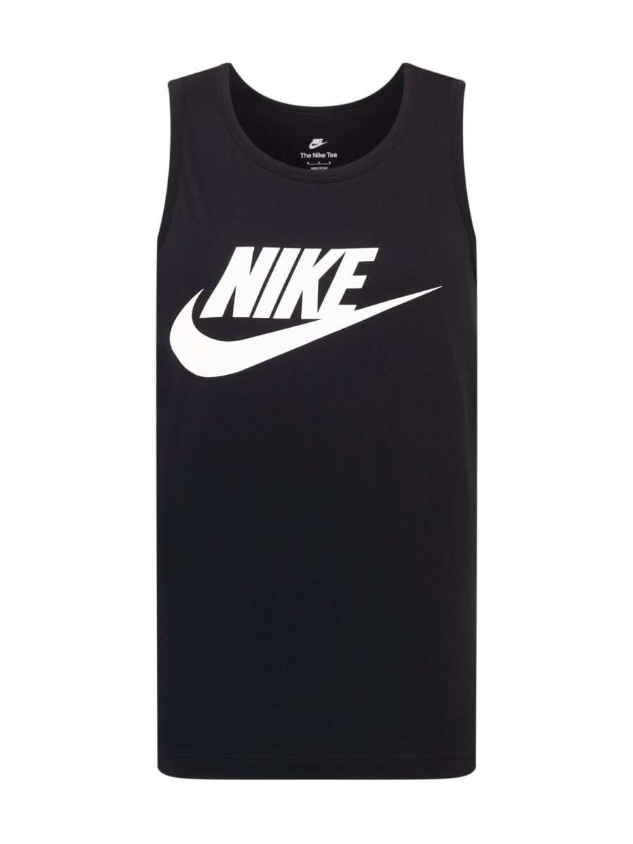 Nike Sportswear Póló  fekete / fehér-hu