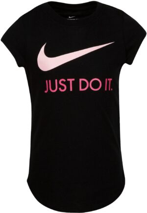 Nike Sportswear Póló  rózsaszín / világos-rózsaszín / fekete