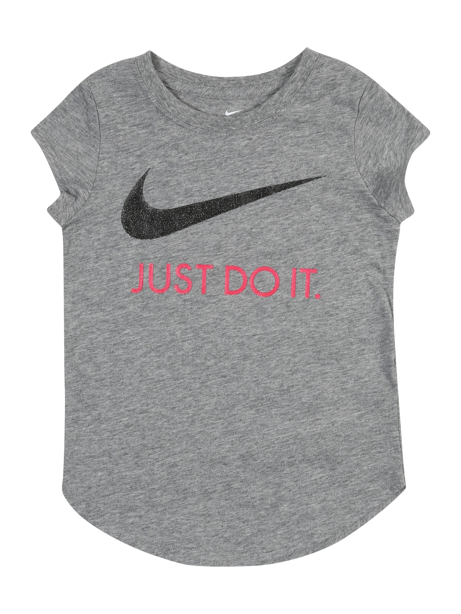 Nike Sportswear Póló  szürke melír / rózsaszín / fekete