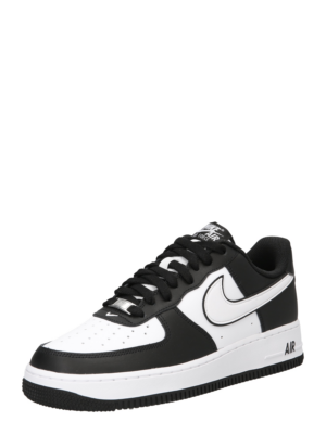 Nike Sportswear Rövid szárú sportcipők 'AIR FORCE 1 07'  fekete-Hungary