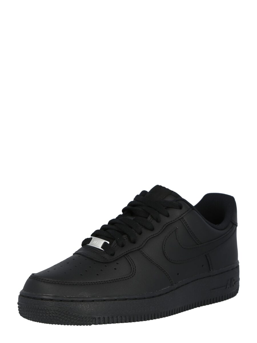Nike Sportswear Rövid szárú sportcipők 'AIR FORCE 1 07'  fekete-hu