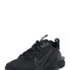Nike Sportswear Rövid szárú sportcipők 'REACT VISION'  világosszürke / fekete-hu
