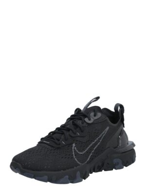 Nike Sportswear Rövid szárú sportcipők 'REACT VISION'  világosszürke / fekete-hu