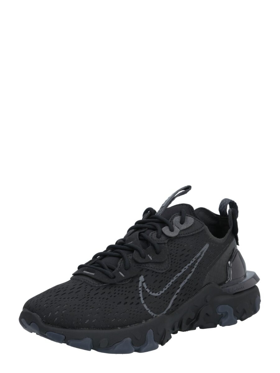 Nike Sportswear Rövid szárú sportcipők 'REACT VISION'  világosszürke / fekete-hu