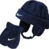 Nike Sportswear Sapka  sötétkék / fehér