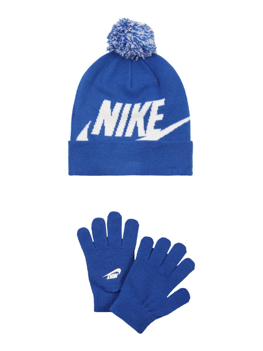 Nike Sportswear Szettek 'Mütze & Handschuhe'  királykék / fehér-hu