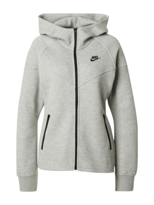 Nike Sportswear Tréning dzseki 'Tech Fleece'  szürke melír / fekete-Ár