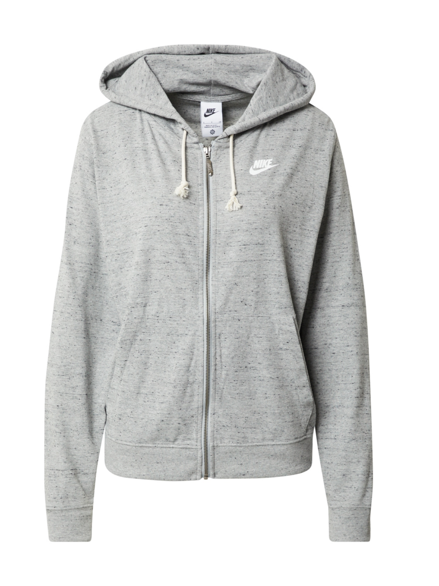 Nike Sportswear Tréning dzseki  szürke melír / fehér-Hungary