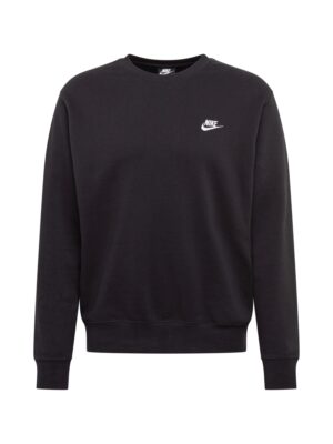 Nike Sportswear Tréning póló 'Club Fleece'  fekete / fehér